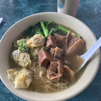 Canton Noodle House - Large #9. Sui kau and beef brisket noodle soup - Cantonese Near Me - Seattle, Washington Canton Noodle House - Large #9. Sui kau and beef brisket noodle soup - Cantonese Near Me - Seattle, Washington