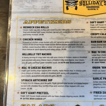 Doc Holliday's Roadhouse - Menu Aug 25 - Desserts Near Me - Galveston, Texas Doc Holliday's Roadhouse - Menu Aug 25 - Desserts Near Me - Galveston, Texas