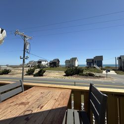 Rundown Cafe - View of Atlantic from OBX rooftop bar and restaurant.