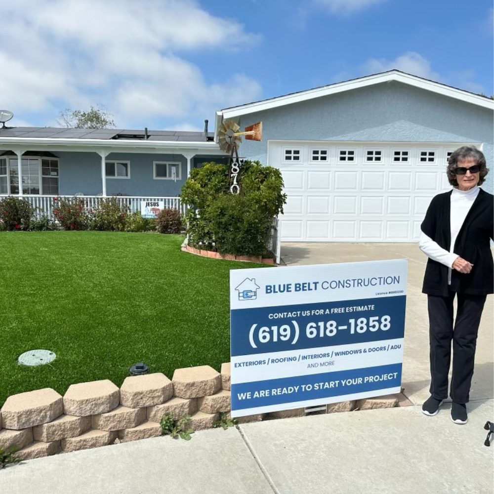 Slide of Blue Belt Construction