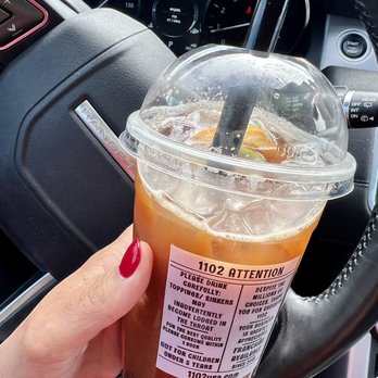 1102 Bubble Tea & Coffee - Mango black tea deliiishhhh & a surge of energy! My new go to! - Coffee & Tea Near Me - Burlington, North Carolina