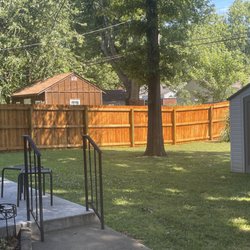 Louisville Fence - 6ft treated fence with transparent stain.