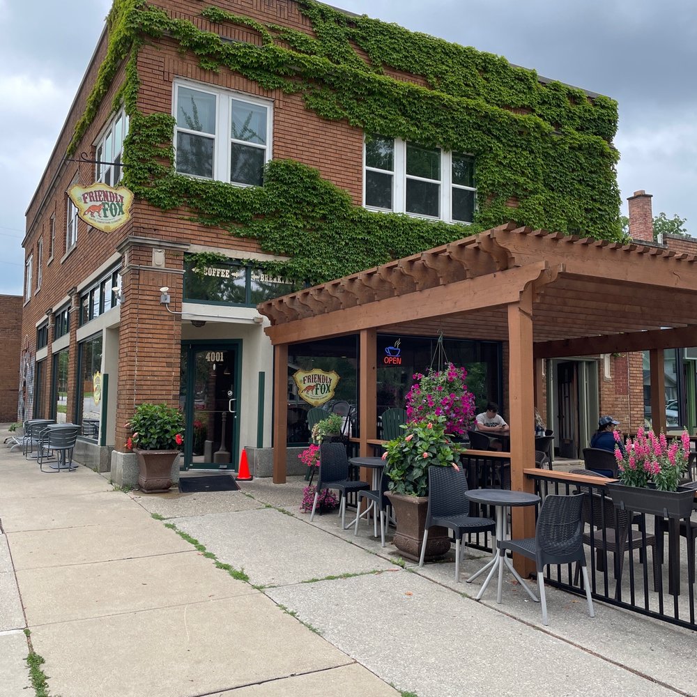 The Friendly Fox - Front entrance - Cafes Near Me - Fort Wayne, Indiana The Friendly Fox - Front entrance - Cafes Near Me - Fort Wayne, Indiana