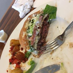 Blue Burger Lunch