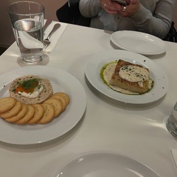 The Rook - salmon mousse & macaroni au gratin - New American Near Me - Ithaca, New York