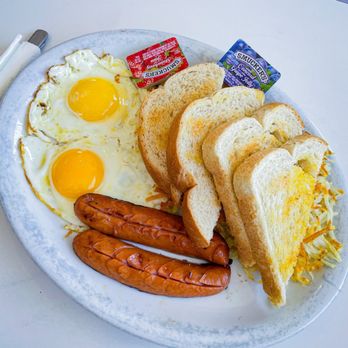 Papa Z's - "Polish Sausage" Egg Combo -- it's a regular hotdog but still delicious - Breakfast & Brunch Near Me - Fountain Valley, California Papa Z's - "Polish Sausage" Egg Combo -- it's a regular hotdog but still delicious - Breakfast & Brunch Near Me - Fountain Valley, California