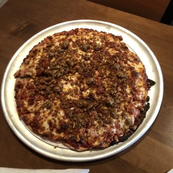 Arni's - Medium (10") Pizza with pepperoni and sausage. - Pizza Near Me - Indianapolis, Indiana