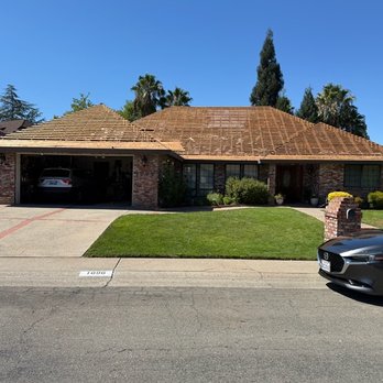 Titan Roofing Solutions - Old roof GONE, new roof installation going on here - Roofing Near Me - Sacramento, California Titan Roofing Solutions - Old roof GONE, new roof installation going on here - Roofing Near Me - Sacramento, California
