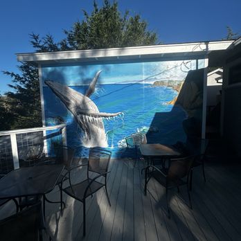 The Birds Cafe - Back patio - Seafood Near Me - Bodega Bay, California The Birds Cafe - Back patio - Seafood Near Me - Bodega Bay, California