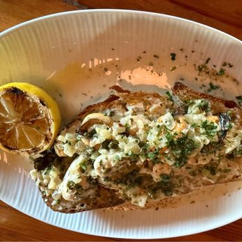 Herb & Sea - Mussel toast - Seafood Near Me - Encinitas, California Herb & Sea - Mussel toast - Seafood Near Me - Encinitas, California