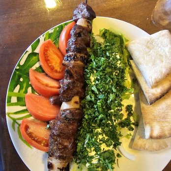 Pirates Grill - Angus beef shish kebob ($12.85). Theeee Beeest - Mediterranean Near Me - Gainesville, Florida Pirates Grill - Angus beef shish kebob ($12.85). Theeee Beeest - Mediterranean Near Me - Gainesville, Florida