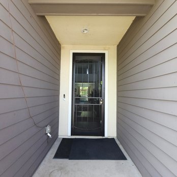 Arrowhawk Unlimited - Custom bump out stucco overlap security door - Garage Door Services Near Me Arrowhawk Unlimited - Custom bump out stucco overlap security door - Garage Door Services Near Me