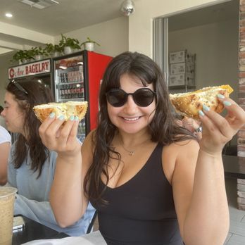 5 Star Bagelry - My girl was so hyped for her bagel - Bagels Near Me - Orange, California 5 Star Bagelry - My girl was so hyped for her bagel - Bagels Near Me - Orange, California