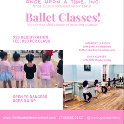 Once Upon A Time - Toddler and PreBallet class info