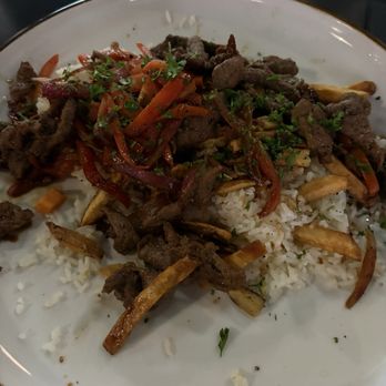 Neighborhood F+B - Loma soltuda. Beef with vegetables and fries - Bars Near Me - Lubbock, Texas Neighborhood F+B - Loma soltuda. Beef with vegetables and fries - Bars Near Me - Lubbock, Texas