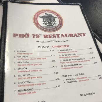 Pho 79 Restaurant - Vietnamese Near Me - Westminster, California