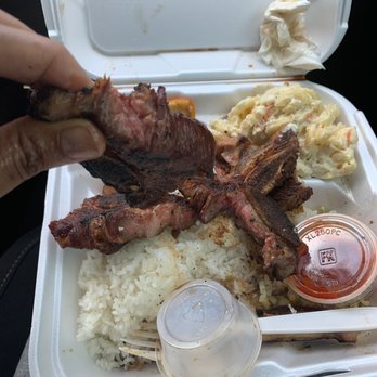 Aloha Kitchen - All fat! Meat not fully cooked .. not what I saw on dinners drive in and dives! Ugh I don't recommend this place at all! - Hawaiian Near Me - Mesa, Arizona