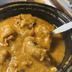 Flavor of India - Chicken curry, best thing ever with rice and naan. Perfect amount of spice.
