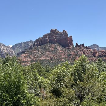 Hideaway House - Views from the patio - Pizza Near Me - Sedona, Arizona Hideaway House - Views from the patio - Pizza Near Me - Sedona, Arizona