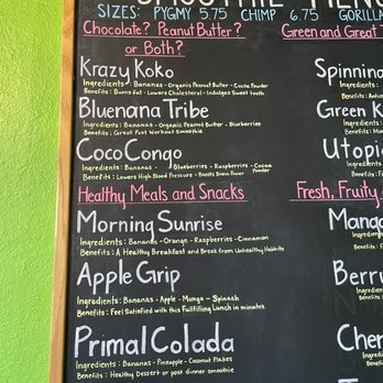 Primal Juice & Smoothies - Menu - Juice Bars & Smoothies Near Me - San Antonio, Texas
