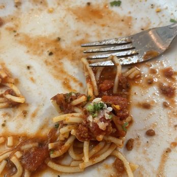 Dinucci's Italian Dinners - This WAS spaghetti with meat sauce... - Italian Near Me - Valley Ford, California Dinucci's Italian Dinners - This WAS spaghetti with meat sauce... - Italian Near Me - Valley Ford, California