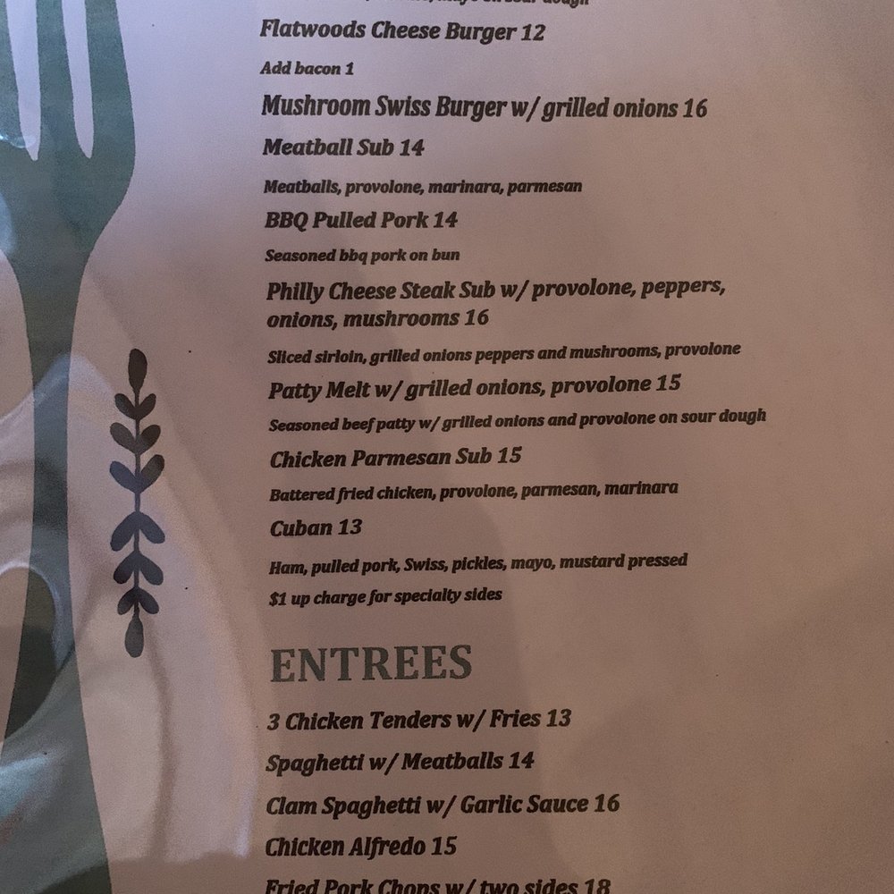 Flatwoods Cafe - Menu - Italian Near Me - Lamont, Florida Flatwoods Cafe - Menu - Italian Near Me - Lamont, Florida