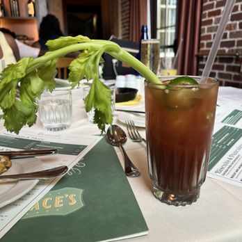 Grace's - Bloody Mary, limp celery stalk - American Near Me - Houston, Texas
