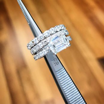 Luna Jewels - Stacking wedding rings! Emerald cut diamond engagement ring, with diamond rings, diamond pave bands - Jewelry Near Me - Honolulu, Hawaii Luna Jewels - Stacking wedding rings! Emerald cut diamond engagement ring, with diamond rings, diamond pave bands - Jewelry Near Me - Honolulu, Hawaii