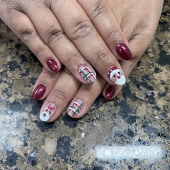 Cindy Nails & Spa - Christmas art from Selena! - Nail Salons Near Me - La Mesa, California