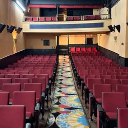 Temple Theatre - View from the front of York's Theater looking back towards the balcony.