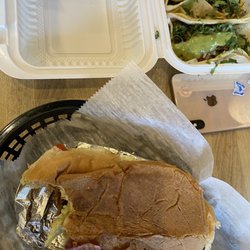 La Victoria Taqueria - Barbacoa torta & tacos