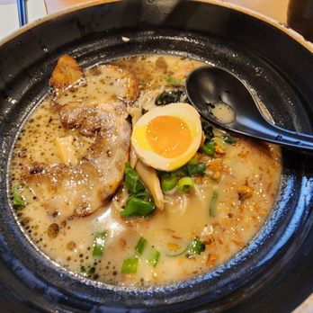 Ramen Ramen noodle bar - Black Garlic Ramen (in 2025 it is the first ramen in the menu). - Ramen Near Me - Edinburgh, EDH Ramen Ramen noodle bar - Black Garlic Ramen (in 2025 it is the first ramen in the menu). - Ramen Near Me - Edinburgh, EDH