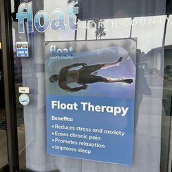 Float North County - Front windo