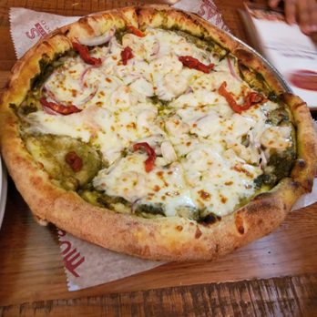 Moghul Express - Shrimp pesto pizza - Indian Near Me - Edison, New Jersey Moghul Express - Shrimp pesto pizza - Indian Near Me - Edison, New Jersey