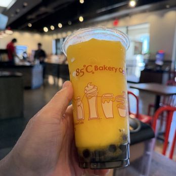 85°C Bakery Cafe-Chandler - Mango Slush with added Boba - Bakeries Near Me - Chandler, Arizona
