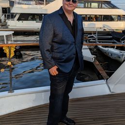 Party on a boat in Newport Beach, Los Angeles, CA