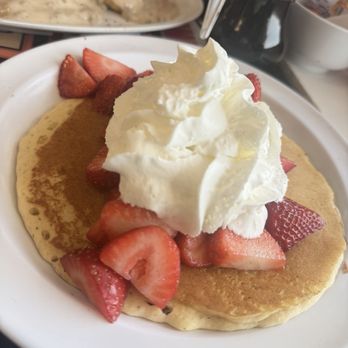 Farm Town Diner - Strawberry Pancake - Pancakes Near Me - East Windsor, Connecticut Farm Town Diner - Strawberry Pancake - Pancakes Near Me - East Windsor, Connecticut