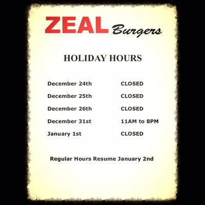 Menu photo 7 Zeal Burgers Toronto, ON Menu photo 7 Zeal Burgers Toronto, ON