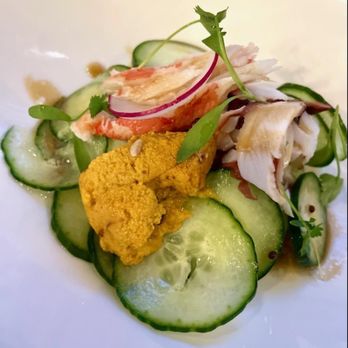 Dana Kai Sushi - Cucumber Salad with Uni - Japanese Near Me - Dana Point, California