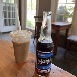 Whistle Stop Gourmet Coffee Shop - Iced lavender latte