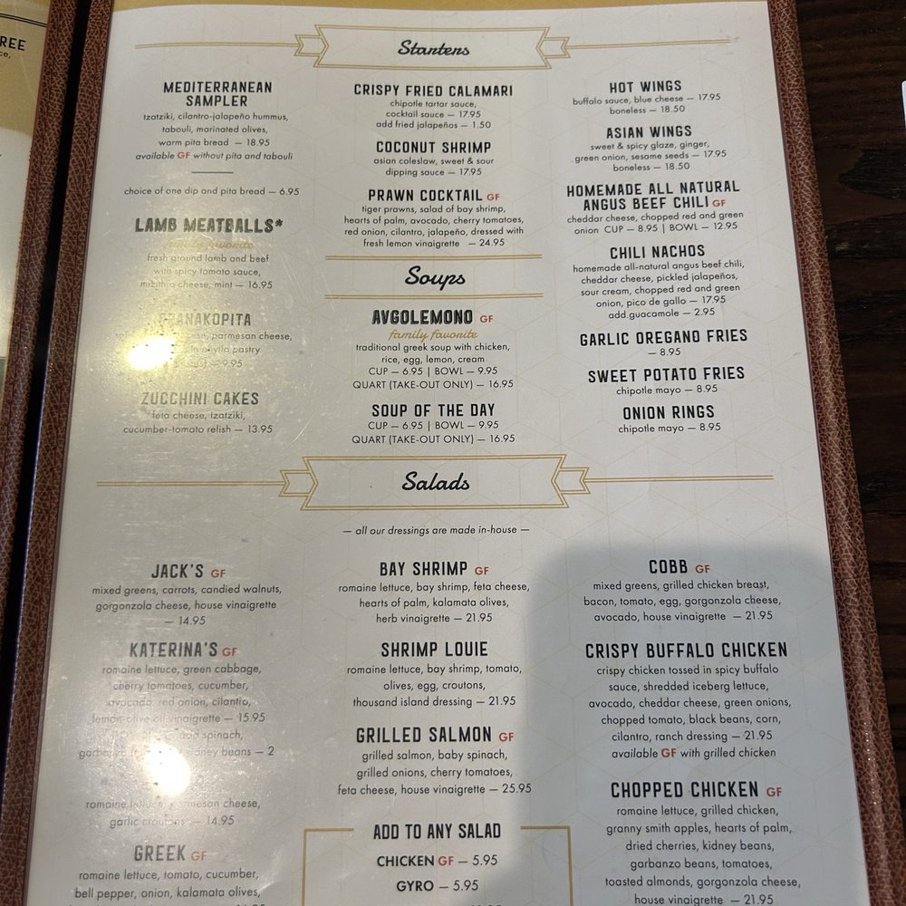 Jack's Restaurant & Bar - Menu - American Near Me - San Bruno, California