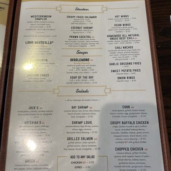 Jack's Restaurant & Bar - Menu - American Near Me - San Bruno, California