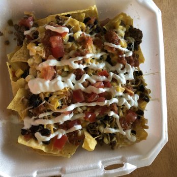 Blue Donkey Cafe - Loaded nachos - Food Trucks Near Me