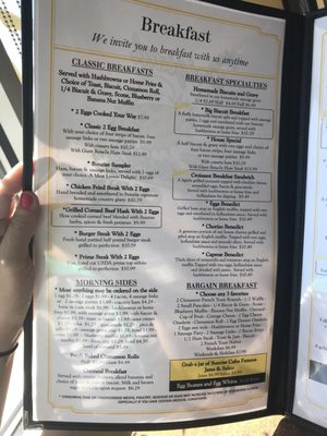 Menu photo 4 The Original Sunrise Cafe Meridian, ID