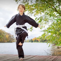 Freedom School of Martial Arts - Karate training contributes to a feeling of security and confidence.