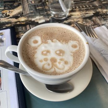 Buenos Aires Bakery Restaurant - Nutellaccino latte art' - Argentine Near Me - Yarmouth, Massachusetts