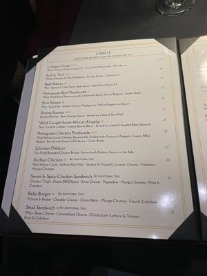 Menu photo 7 The Chef's Table - River Oaks Houston, TX