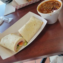 Bogie's Deli Downtown - Turkey Cali Wrap and Daily Soup