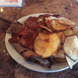 Brisket and ribs platter Brisket and ribs platter