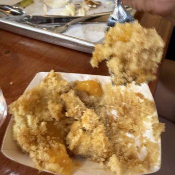 Firehouse Que & Brew - Peach cobbler was legit - Barbeque Near Me - Fallbrook, California